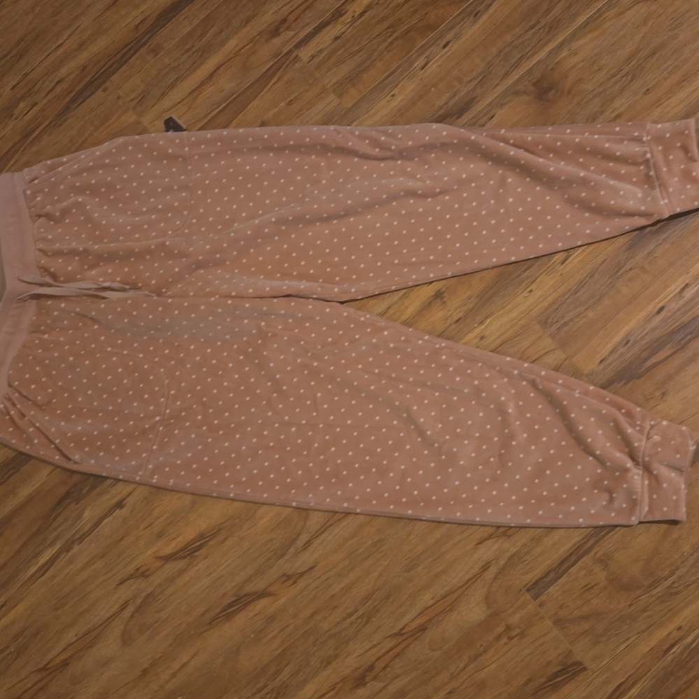 Three Dots polka dot pajama pants size medium